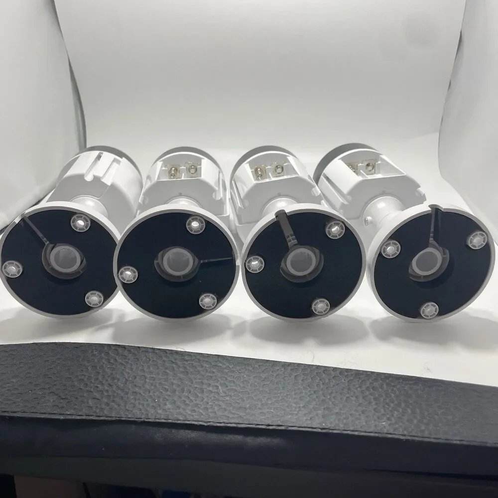 4 Dummy Fake Security Camera With Red LED Light Home Businesses Indoor/Outdoor